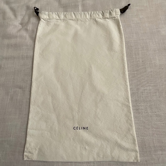 Celine Cotton Drawstring Dust Bag 13.5”x21.5” - Picture 1 of 5